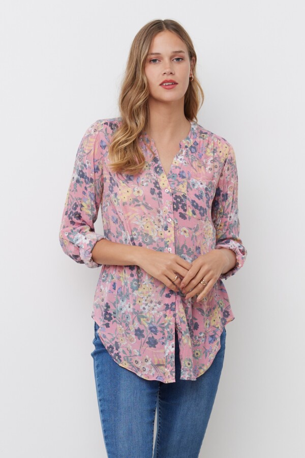 Blusa Print ROSA/MULTI