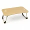 Mesa Laptop Cama Con Posa Vaso Beige
