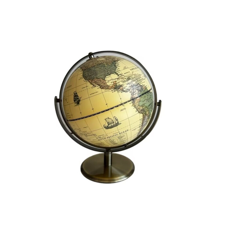 Globo Terraqueo Metal 20x26.5cm - Dorado Globo Terraqueo Metal 20x26.5cm - Dorado