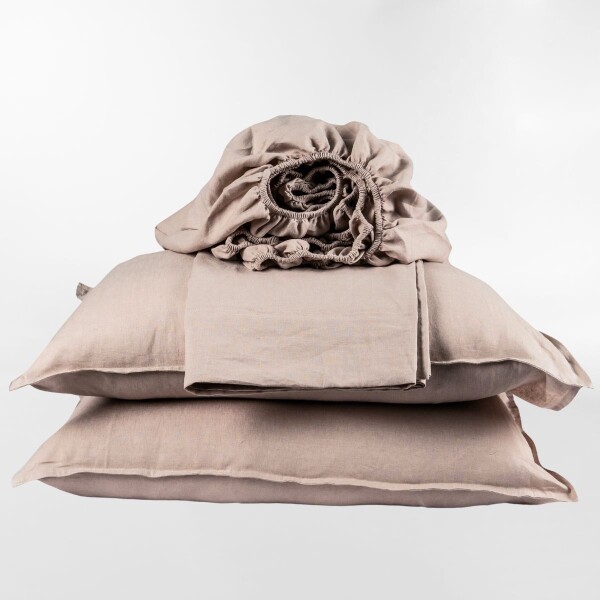 SÁBANA FRENCH FLAX LINEN BEIGE - SUPER KING