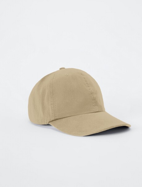 GORRA BÁSICA UNISSEX BEIGE