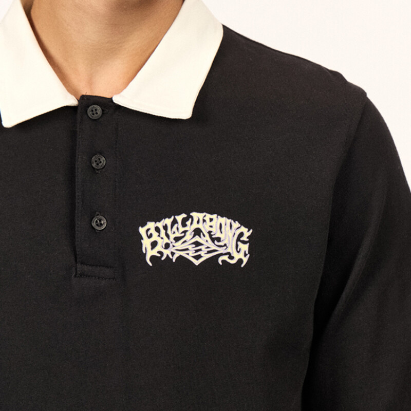 Remera Billabong Alternative Polo - Negro Remera Billabong Alternative Polo - Negro