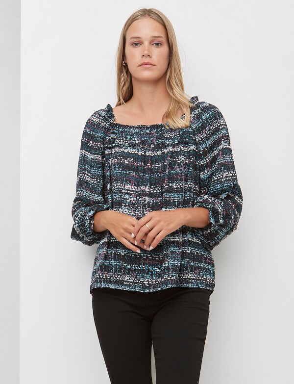 Blusa Print MULTI/VERDE