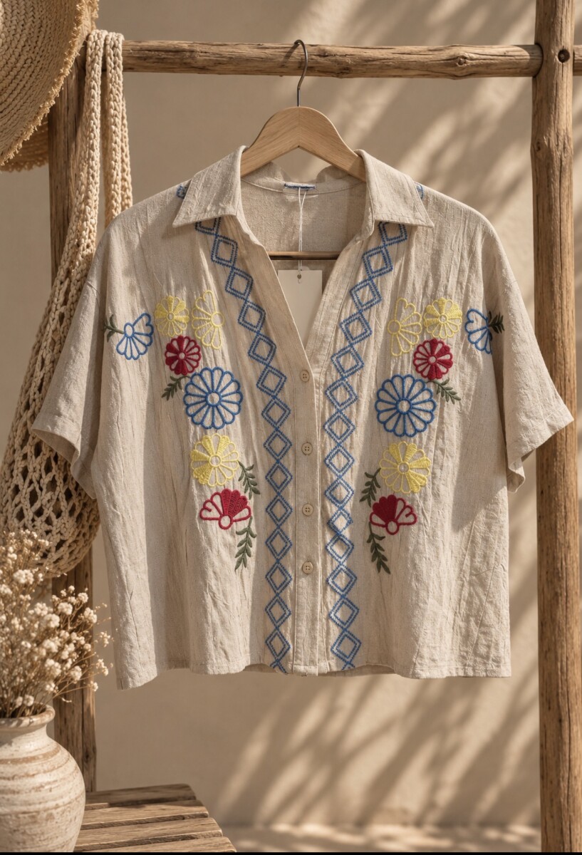 Camisa Sunrise PRE VENTA - beige 