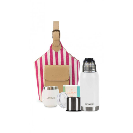 Kit Matero Houses Telar Rayas Fucsia C/ Blanco