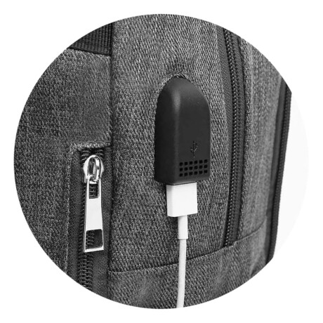 Mochila Maternal Carestino Boston + Cambiador + Estuche Térmico Gris