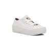 Moleca Calzado Casual Lona Acordonado Blanco