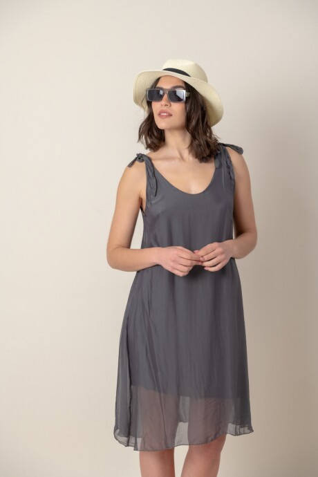 VESTIDO ANDROMEDA Grafito