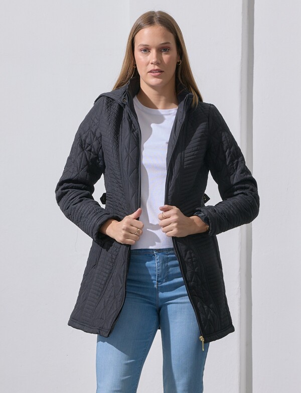 Campera Capitoneada NEGRO