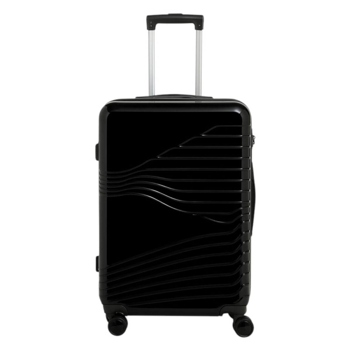 Valija Grande Rígida Buri 40041 28 Pulgadas Universo Binario - NEGRO 