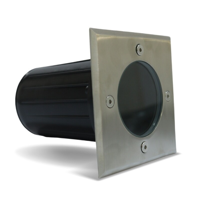 PROYECTOR EMBUTIR P/PISO GU10 100MM CUADRADO - NC PROYECTOR EMBUTIR P/PISO GU10 100MM CUADRADO - NC