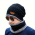 Kit Set Invierno Gorro Bufanda Cuello Guantes Abrigo Unisex ® Color Variante Negro