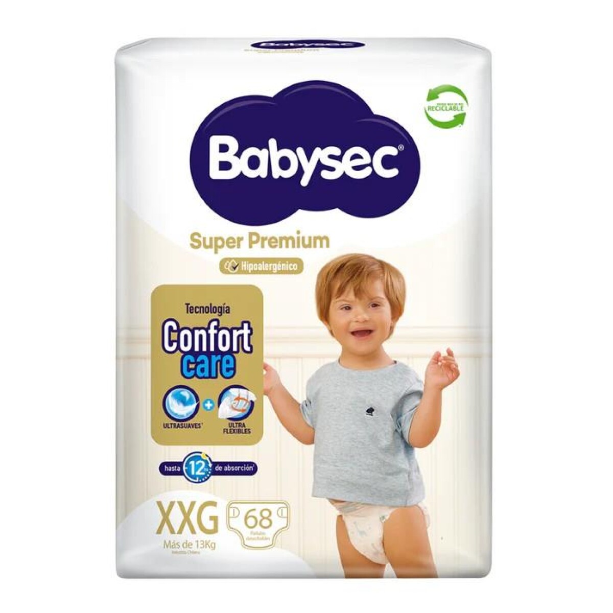 BABYSEC CUIDADO TOTAL XXG X 68 