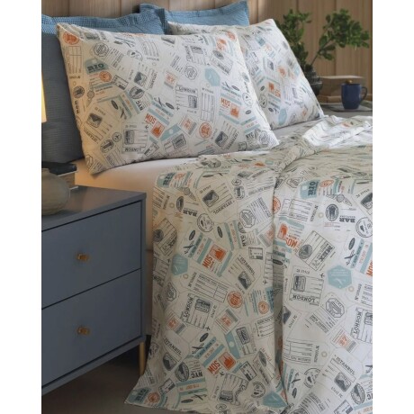 Juego de Sábanas Estampadas Queen Size Dohler Allegra 130 Hilos 100% Algodón Juego de Sábanas Estampadas Queen Size Dohler Allegra 130 Hilos 100% Algodón