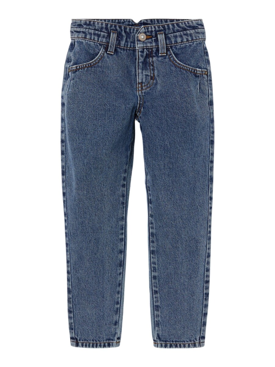 Jean Mom Bella - Medium Blue Denim 