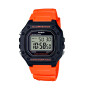 Reloj CASIO W218H-4B2VDF en Resina Naranja Esfera 43mm 0