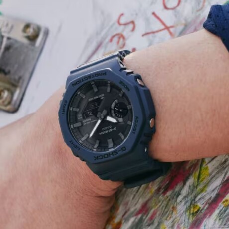Reloj analógico-digital serie GA-2100 - Azul Reloj analógico-digital serie GA-2100 - Azul