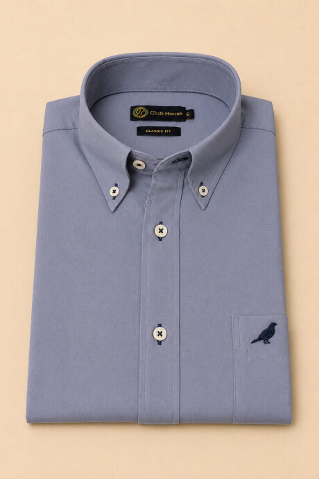 Camisa Cotton Twill Steel