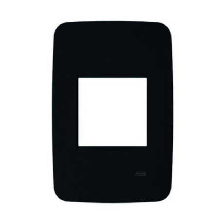Placa y Marco Negro para 2 Módulos Juntos Línea Origen ABB Placa y Marco Negro para 2 Módulos Juntos Línea Origen ABB