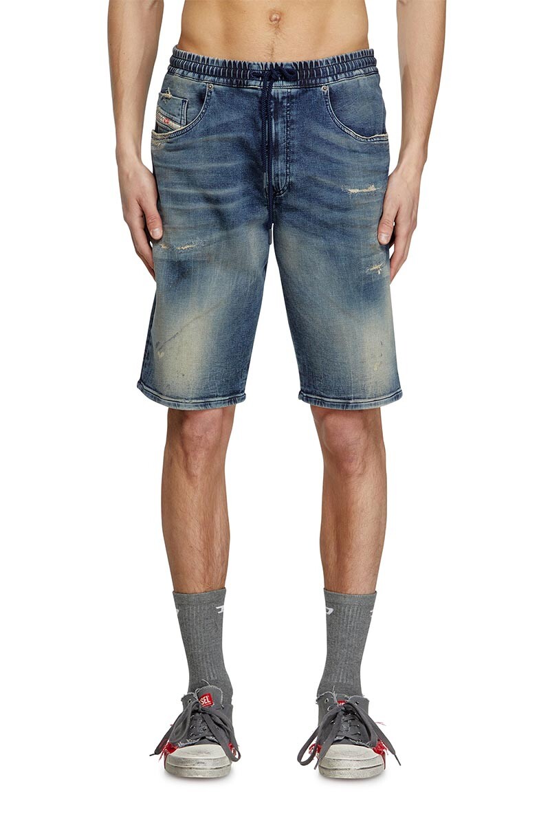 Short Para Hombre 2033 D-Krooley-Short Jogg - Azul Marino 