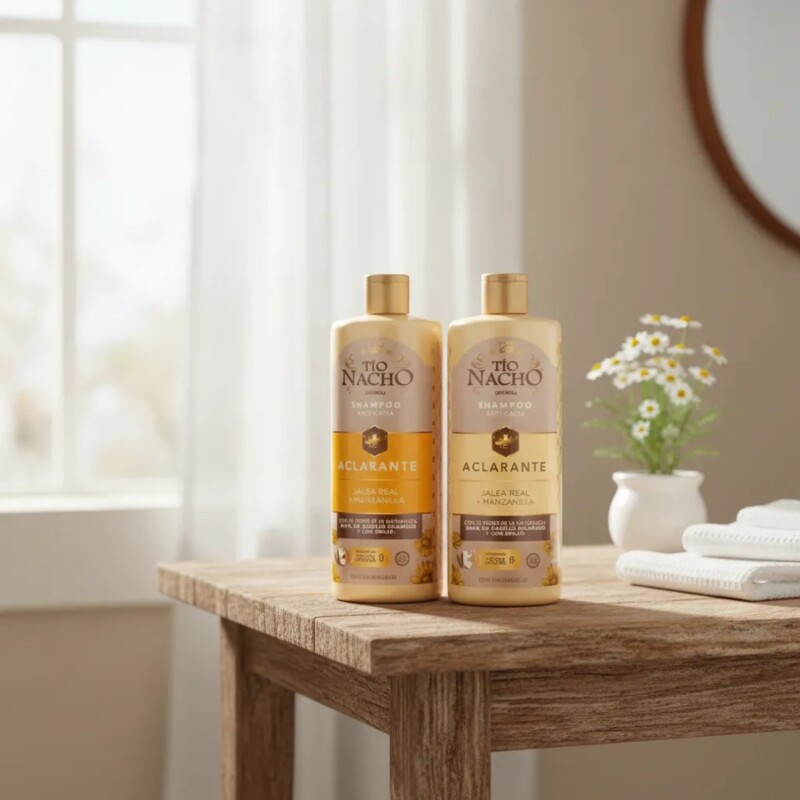 Pack Shampoo + Acondicionador Tio Nacho 415ml ACLARANTE