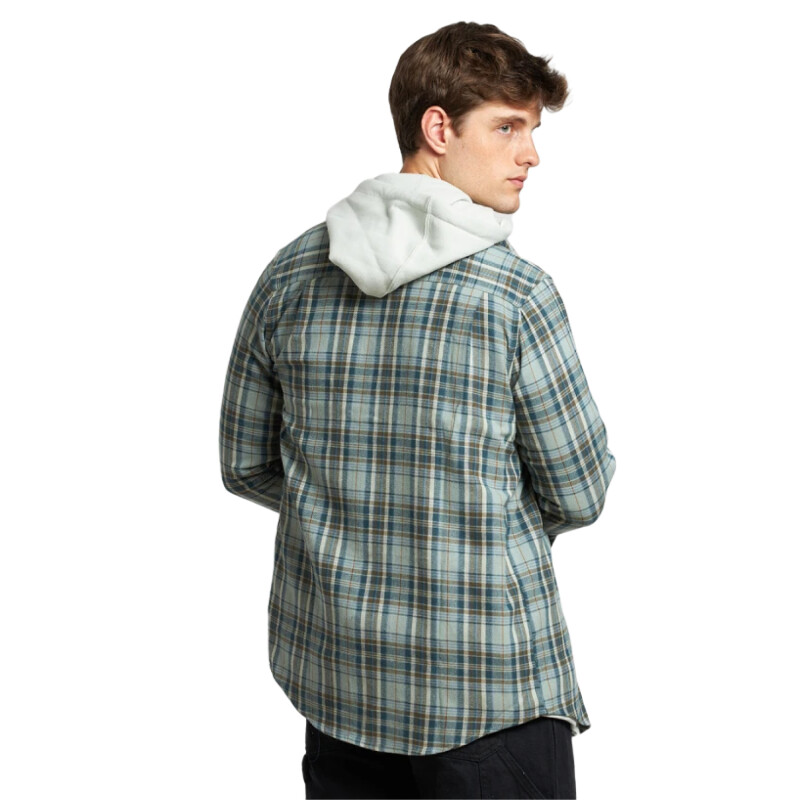 Camisa ML Rusty Abelio - Azul Camisa ML Rusty Abelio - Azul