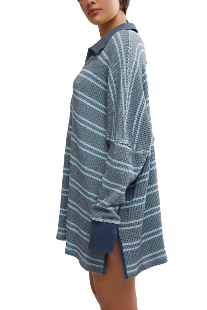 TRAVIS POLO RALLADO Gris