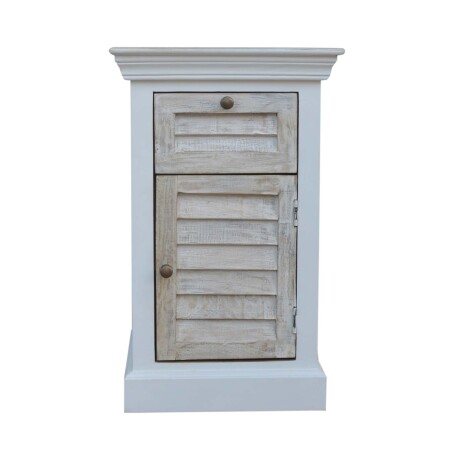 MESA DE LUZ MADERA BLANCO EZIO