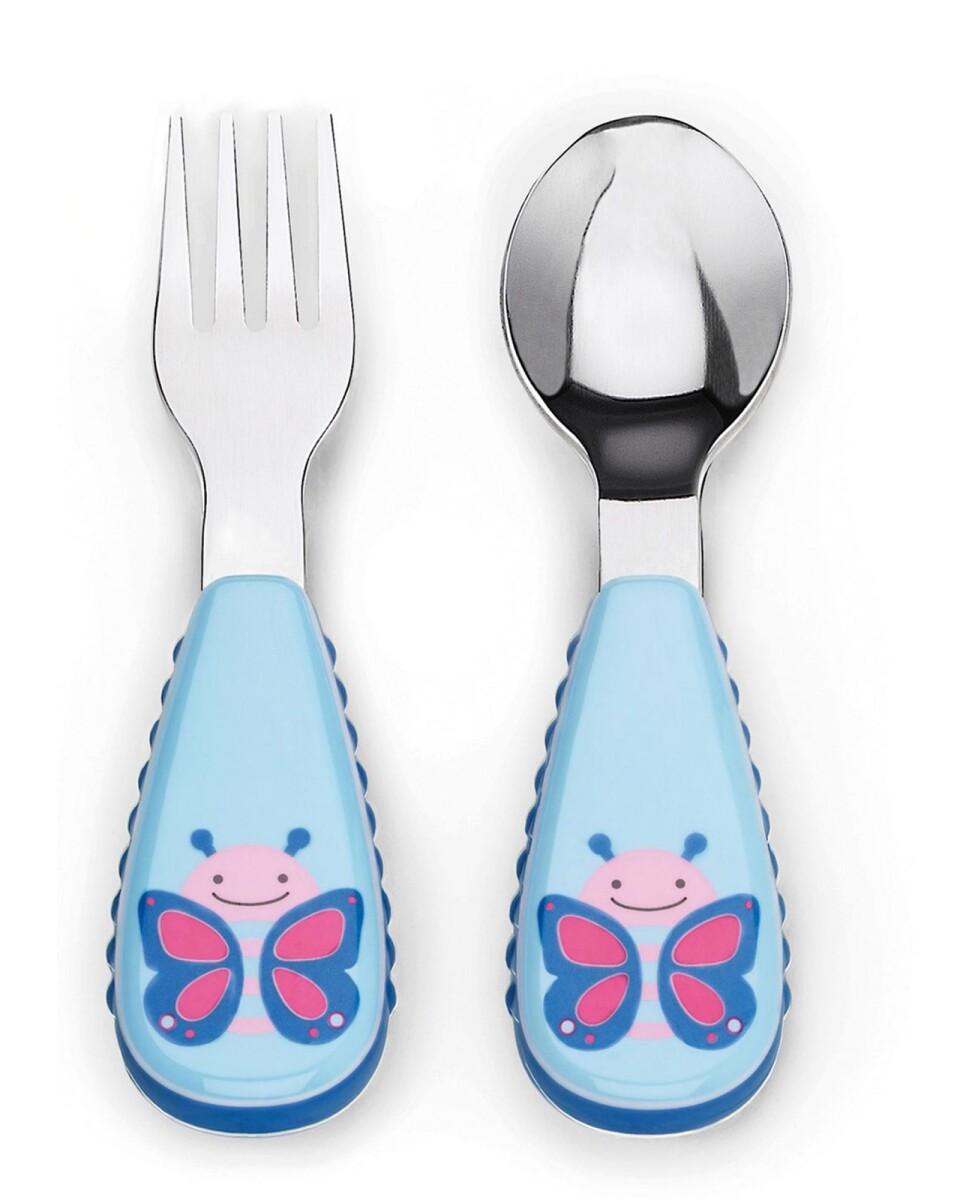 Cubiertos diseño mariposa 