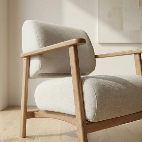 Butaca Toscana - Tela Rústica 218-G2 (Cruda)