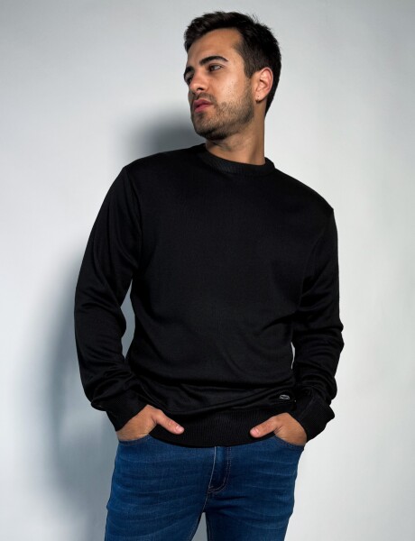 Sweater tejido Sigur Negro