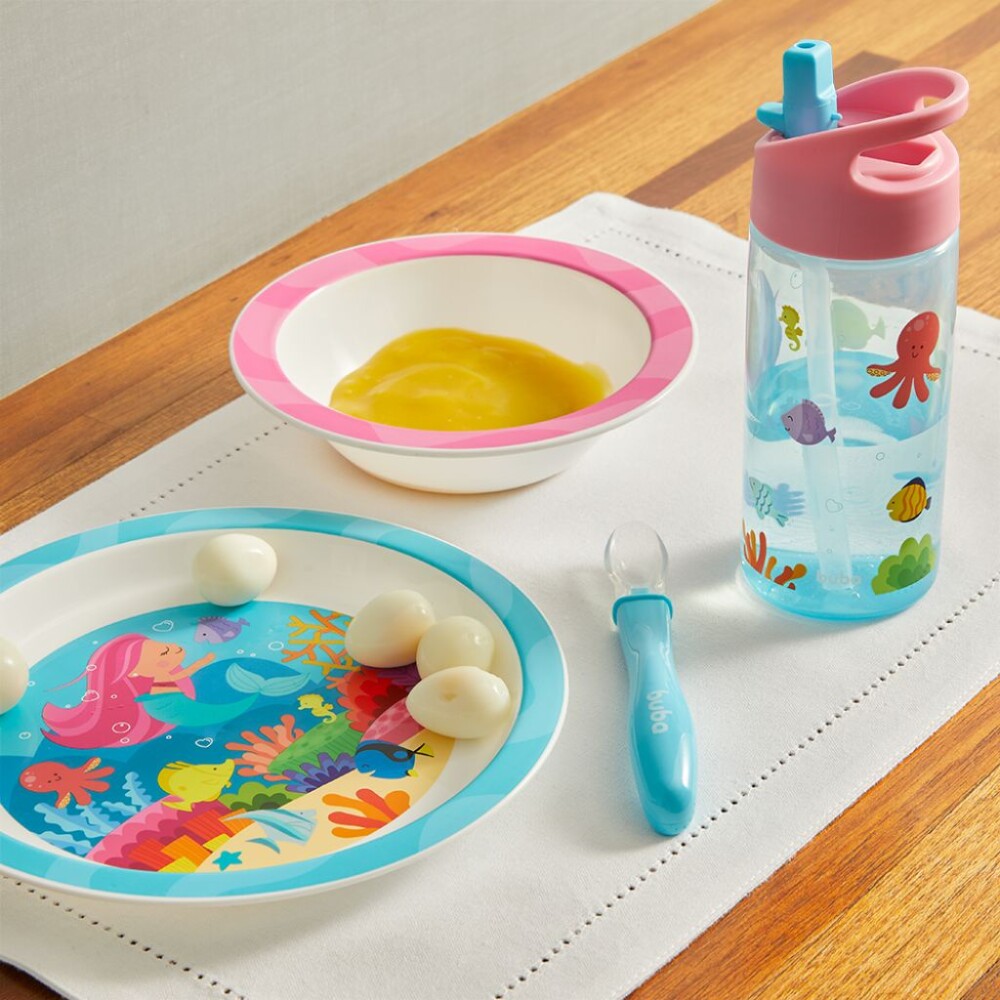Vaso sorbito personajes BUBA sirena