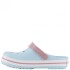 Zueco de Niños Crocs Crocband Clog Azul Hielo - Blanco