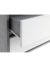 Cómoda BILLUND 3 cajones blanco/hormigón Cómoda BILLUND 3 cajones blanco/hormigón