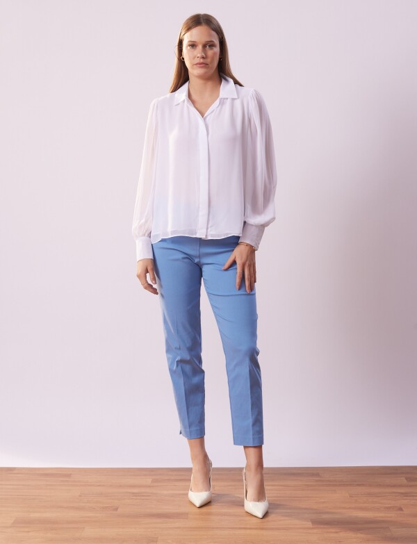 Camisa Gasa BLANCO