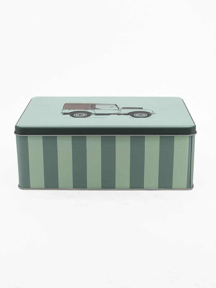 LATA RECTANGULAR ESTAMPADA - VERDE (V) 