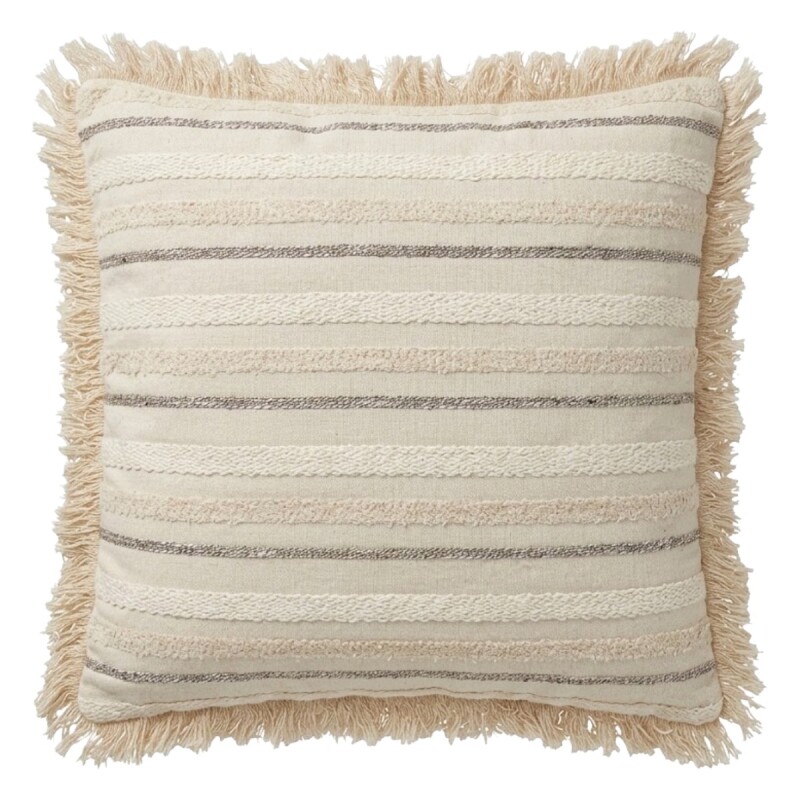 COJIN CUAD BEIGE 60X60CM Unica