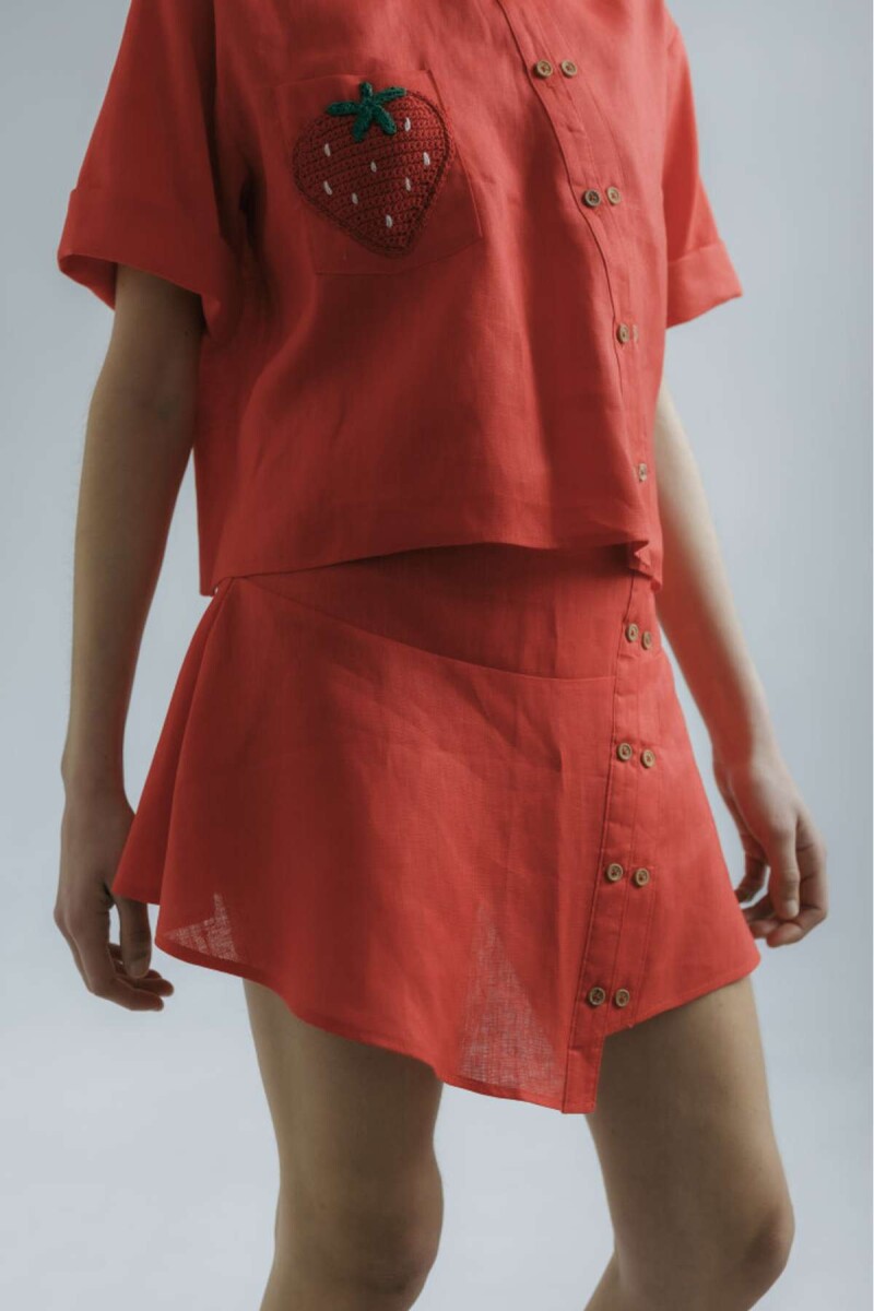 Pre Venta Falda Luz - Rojo 