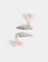 Hebillas Infantiles Con frutas Set De Hebillas Tic Tac Frutas - Rosa Claro