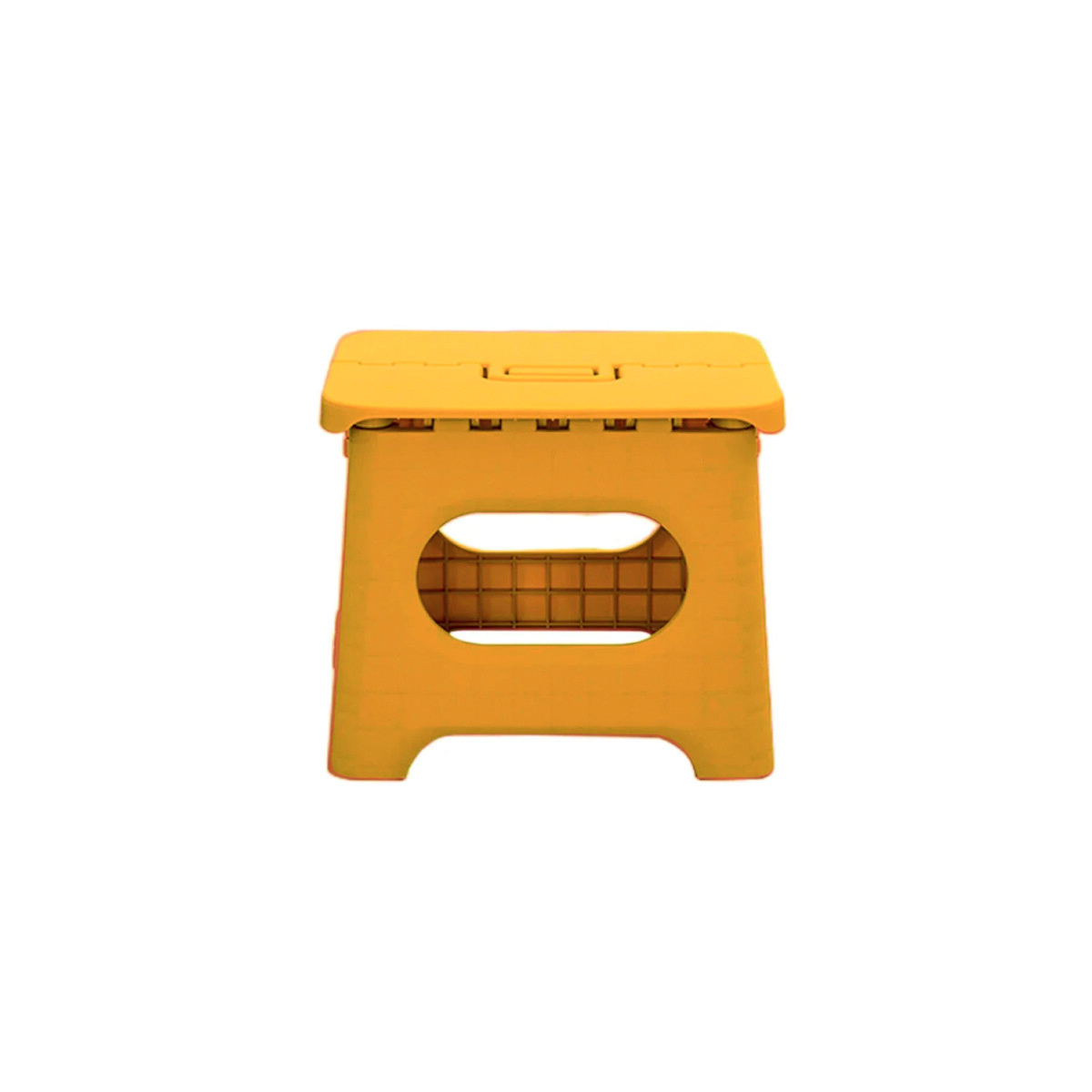 Banco Plegable Multiuso Resistente - Amarillo 