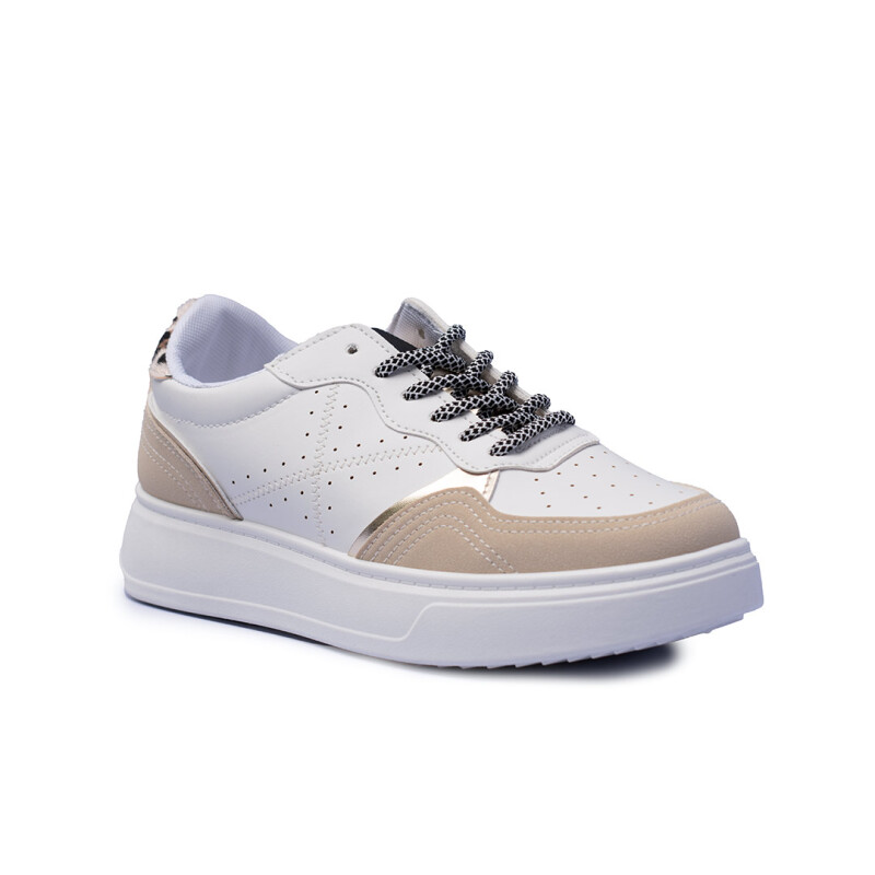 Calzado deportivo Osada dama WHITE/BEIGE