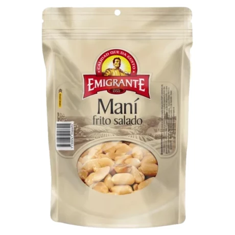 MANI EMIGRANTE FRITO CON SAL 250 GR MANI EMIGRANTE FRITO CON SAL 250 GR