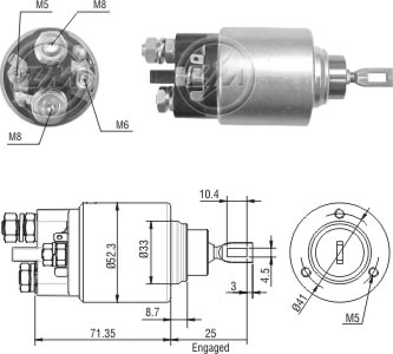 AUTOMATICO DE ARRANQUE BMW SERIE 3 5 BOSCH ZM 