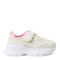 Championes de Niña MINI Miss Carol FLIPPER con velcro Beige