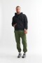 Jogger felpa VERDE OLIVA