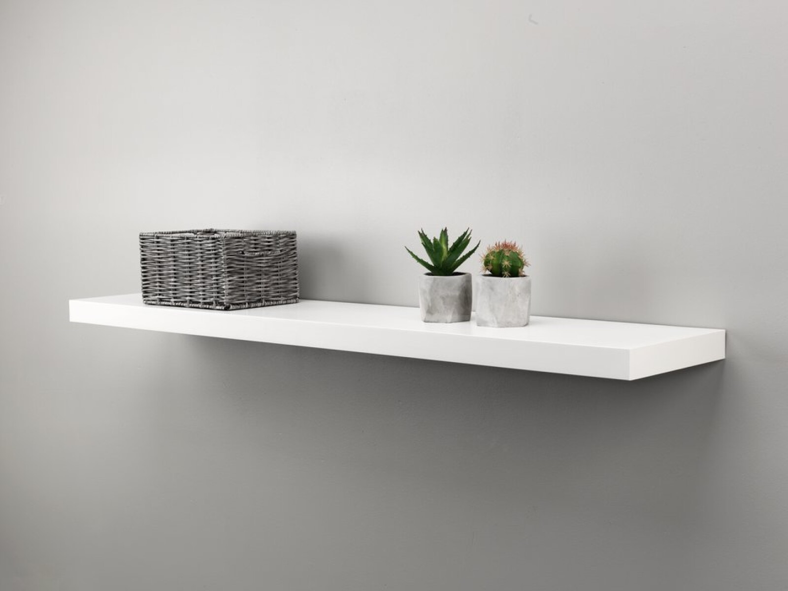 Estante flotante ABILD 120x24 blanco 
