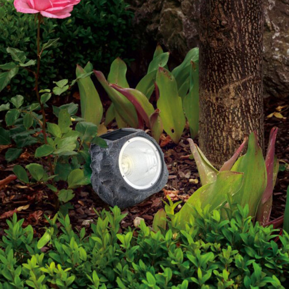 Luminaria solar LED símil roca Z-SOLAR EG3807