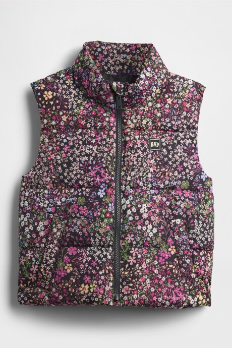Chaleco Logo Gap Niña Multi Floral