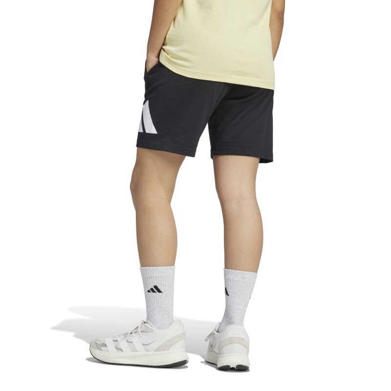 Short Adidas de Niños - JE1391 Negro-blanco