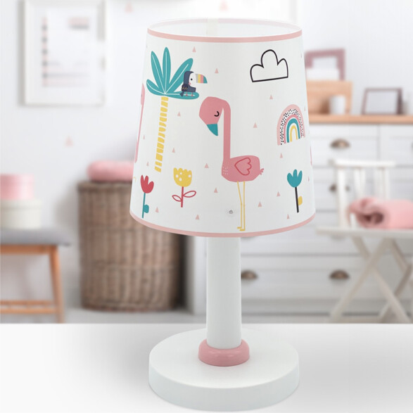 Lámpara mesa infantil FLAMINGO Ø15cm DA0210